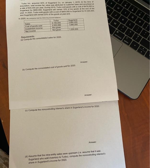 Please kindly show step by step solution. U . J 0 Turbo