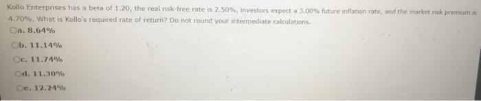 1.20 Total $400,000 Tao plans to sell Stock A and replace it