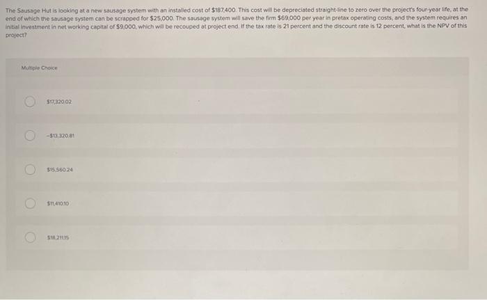  The Ssusage Hut is looking at a new sausage system with