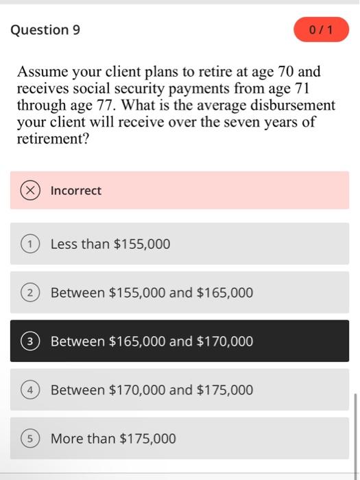 at the end of each year. Your client expects to be paid