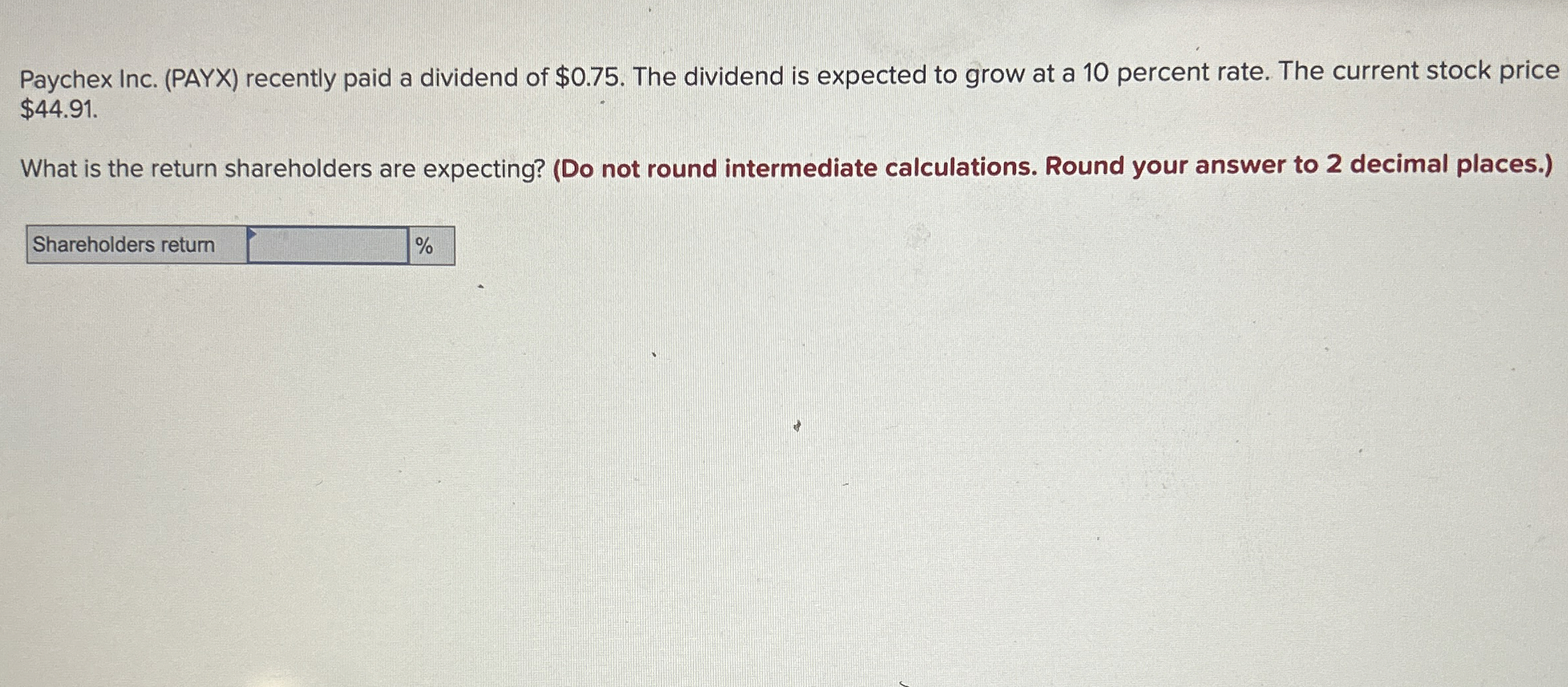  Steps for Paychex Inc. (PAYX) recently paid a dividend of $0.75.