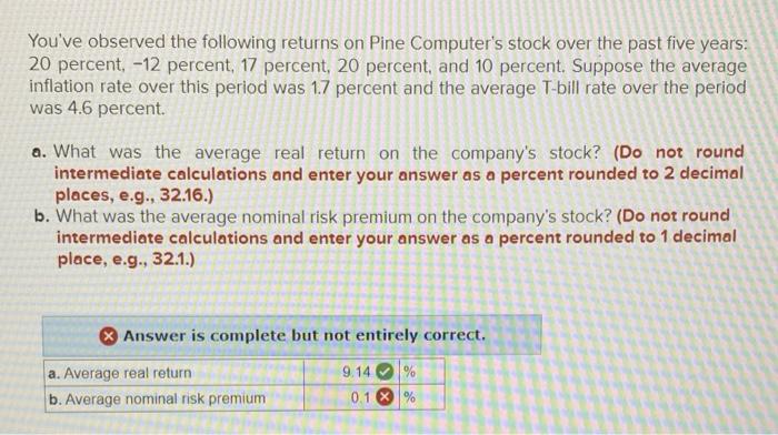 How you get right answer for Part B? You've observed the following