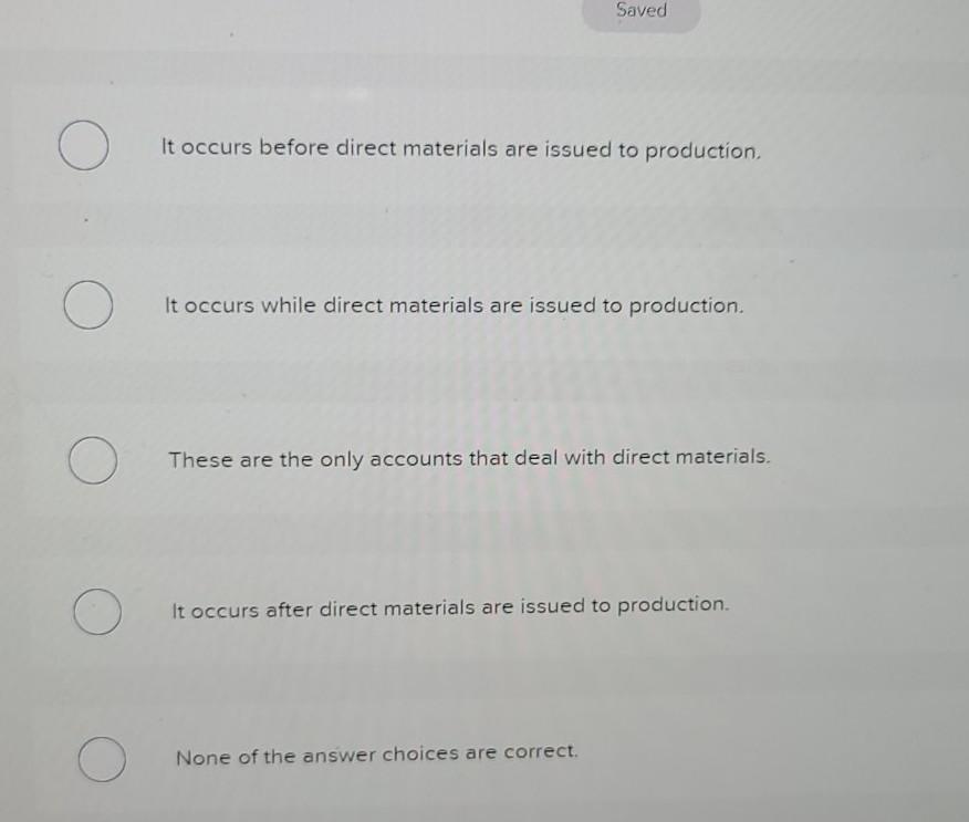 Inventory, Finished Goods Inventory, and cost of goods sold (COGS)? Multiple Choice