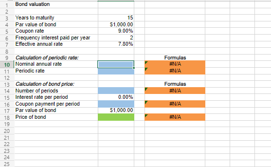 $1,000 par value bond. Its coupon rate is 9%, and interest is