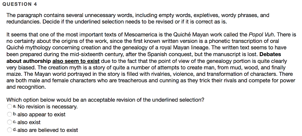 if it is correct as is It seems that one of the