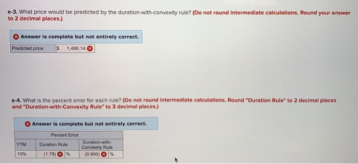 of 15.3% has duration of 10.59 years and convexity of 163.0. The