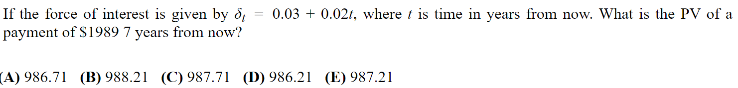 = 0.03 + 0.02t, where t is time in years from
