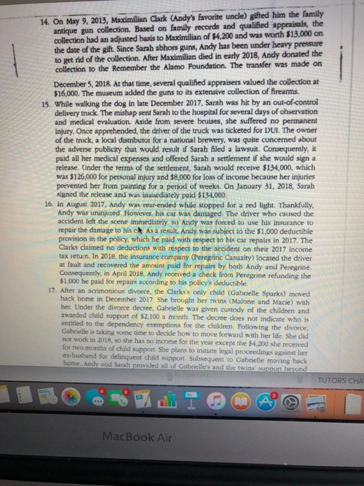 H. Clark are husband and wife and live at 4112 Foxglove Drive,