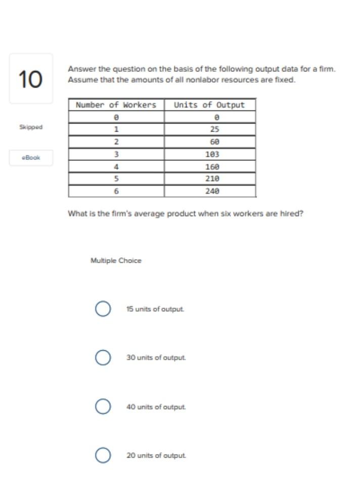 following output data for a fim. Assume that the amounts of all
