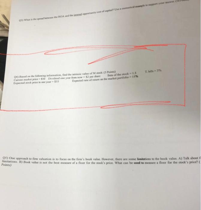 Only answer 4 ( In short) on What is the pret betweeROA