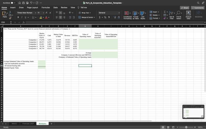 Tax rate 21% 7 Risk-free rate 1.75%) 8 Market risk premium 5.60%