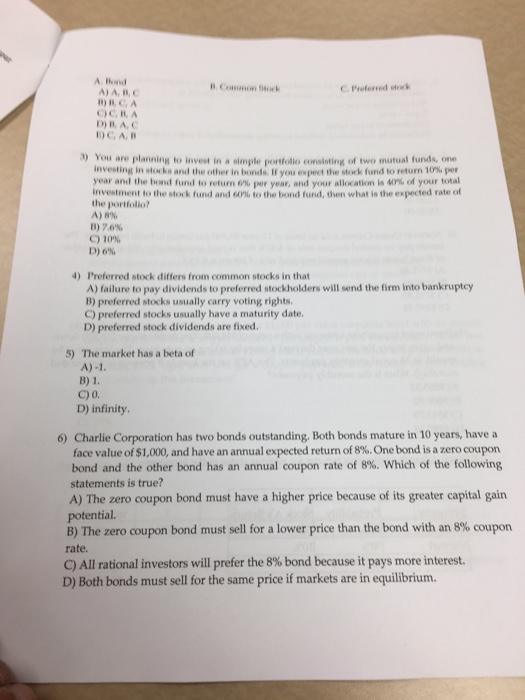 2 points each the statement is true and 'F if the statement