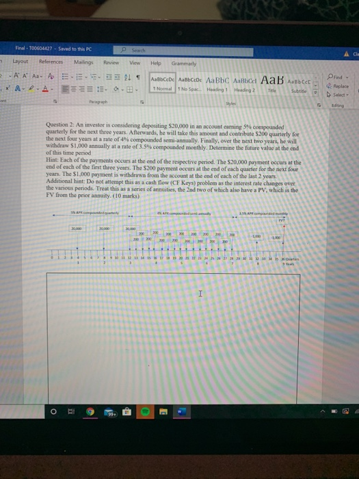 Grammarly ayout References Mailings Review A Aa A APA-EEEE 21 AaBbceDe AaBbCcDc