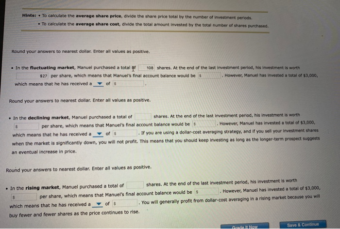 intervals, regardless of the price of the investment Investing by dollar.cost averaging