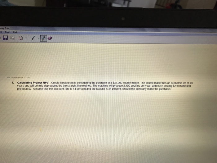 A. 56 CHAPTER 8: PROBLEM 1 Cost of Souffle Maker 59 33,000