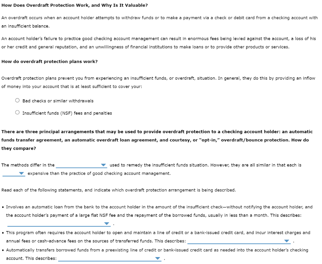 How Does Overdraft Protection Work, and Why Is It Valuable? An