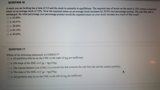  I need help with question 16. if you could help on