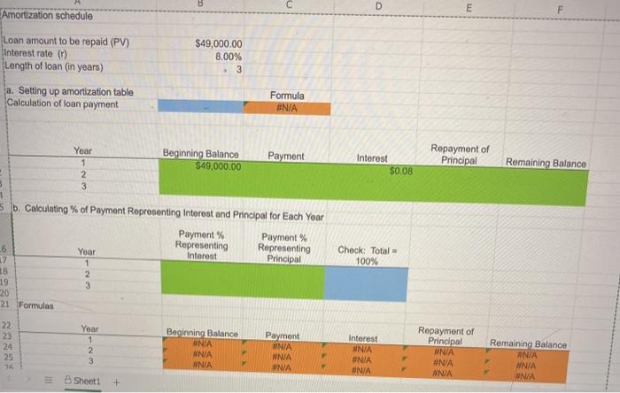 spreadsheet and perform the required analysis to answer the questions below X