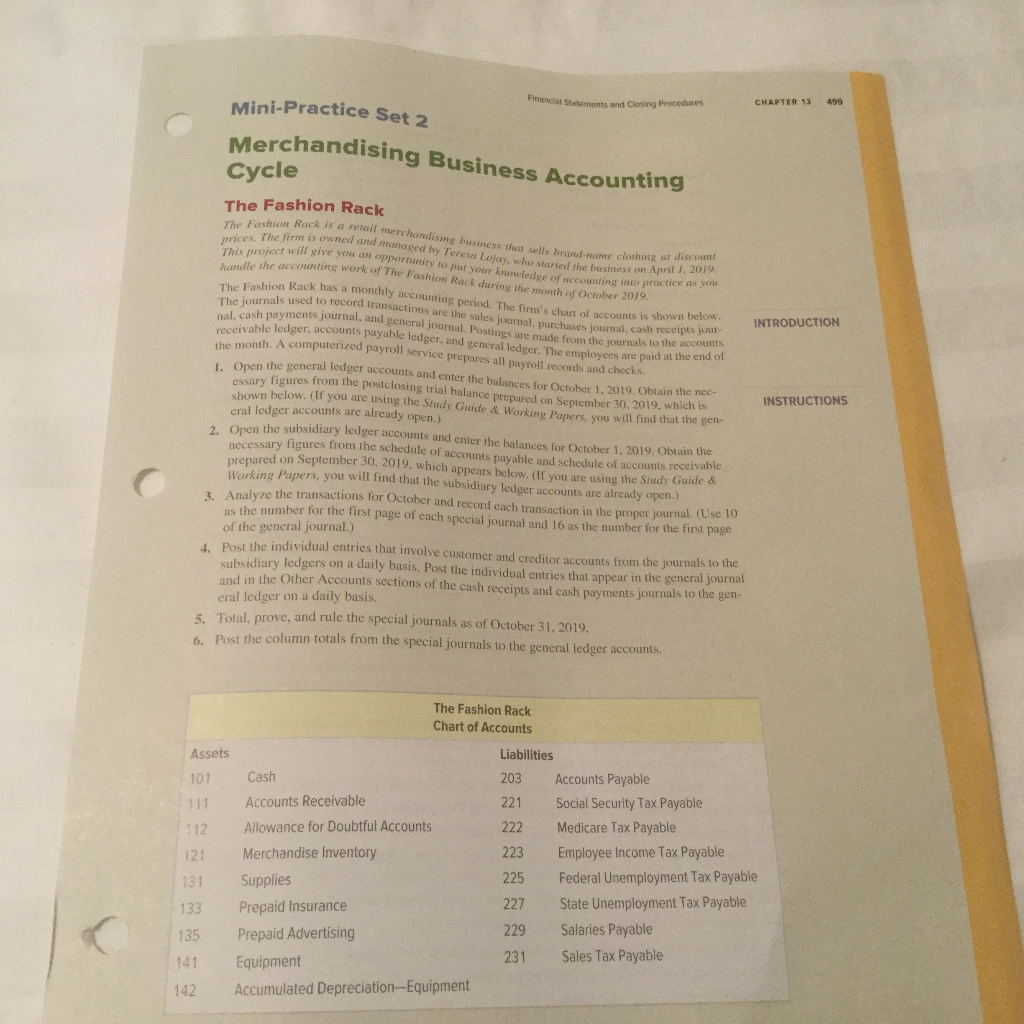 I need help with Mini-Practice Set 2 Fifteenth Edition MC GrawHill Education.