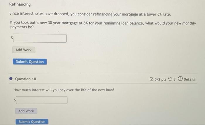  that is the question that is all the info Refinancing Since