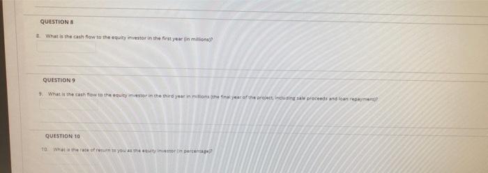 once Y, Inc. has no debt right now. You project that this