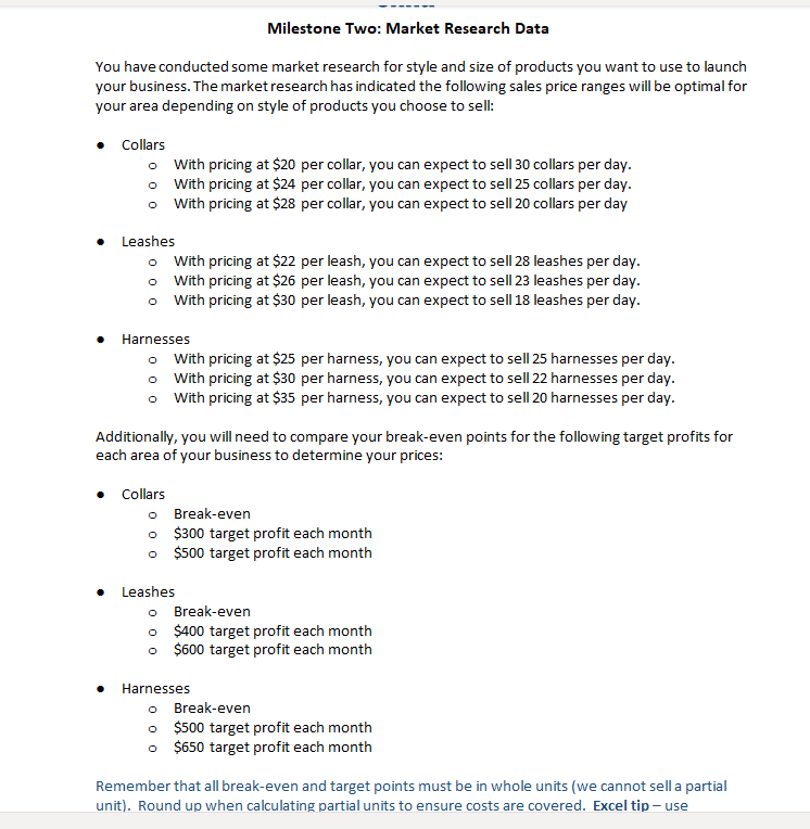 the answer, or by explaining what function to use in Excel. Below