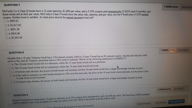 need help with question 7 and 8. thanks! QUESTION 7 McCurdy