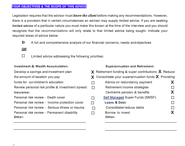  Discuss how much they should contribute to superannuation (develop a contribution