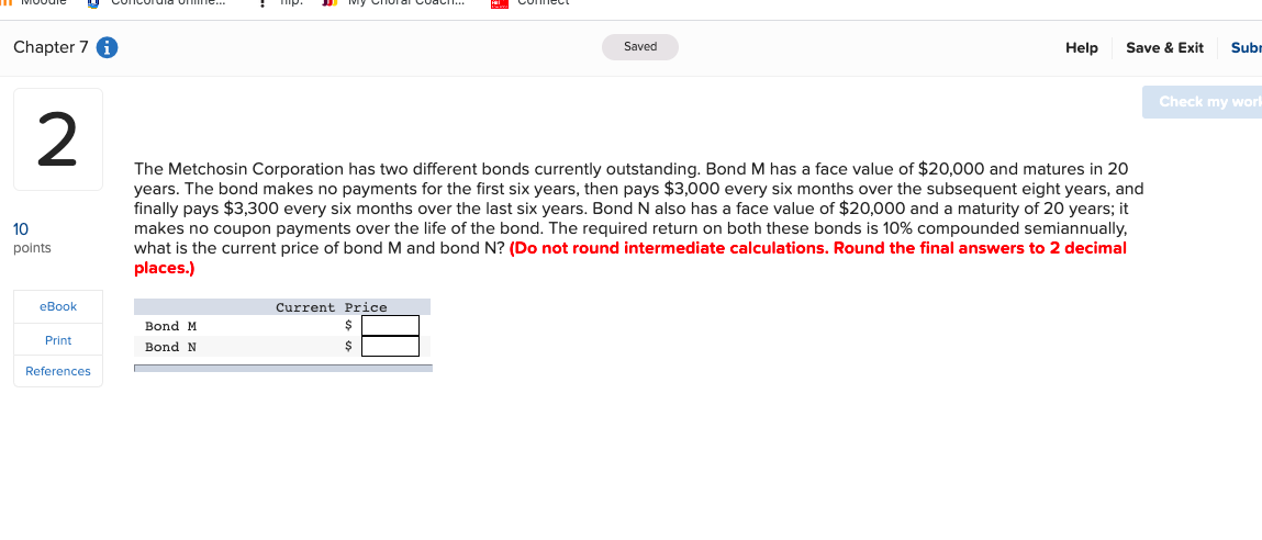  Chapter 7 A Saved Help Save & Exit Subi Check my