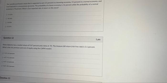 help please these two rectly purchased a stock that is expected to