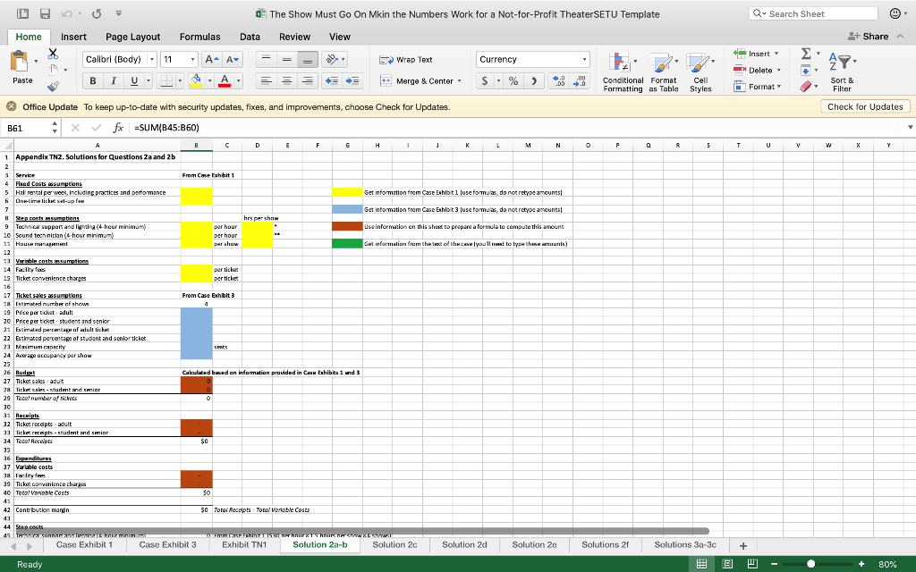 Copy your completed schedules on the Solution 2-a-b tab to the Solution