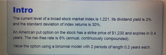  solved parts 1-3 already, please answer 4-6 Intro The current level