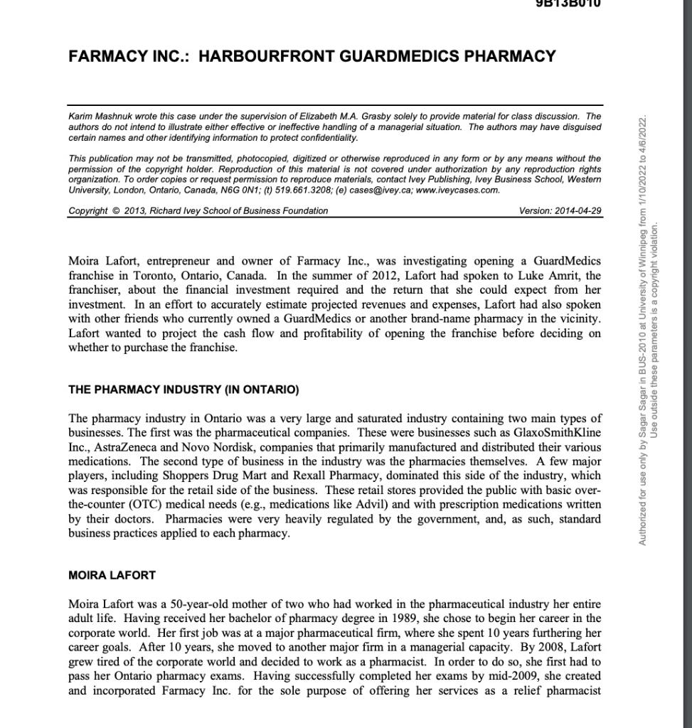 Year 1 Year 2 1 Initial Investment Required 2 3 Franchise Fee