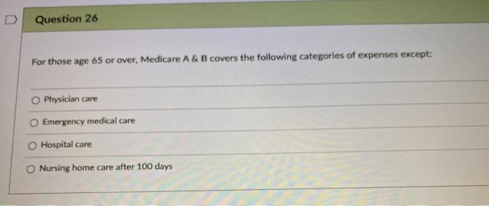 Saving O Budgeting Tax strategy O Establishing a Will & Trust D