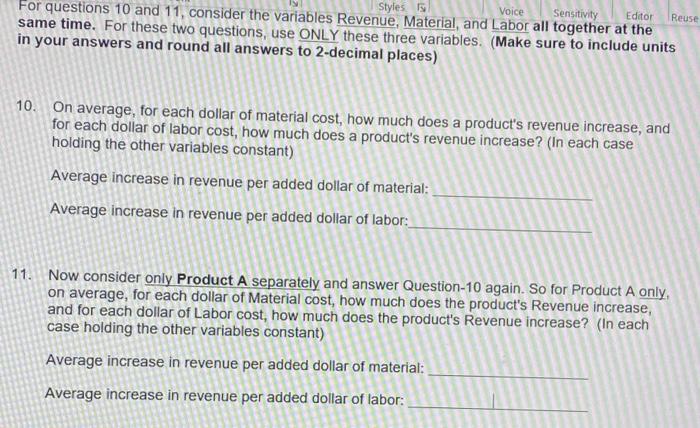 Please answer the following questions using the data set and the regression