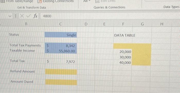 Tax Calculations (x|sx). \&H CLICK TO DOWNLOAD Use Goal Seek to find