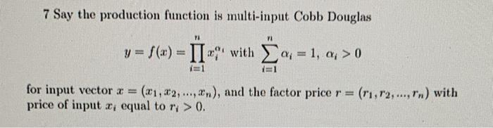 firm in question 7, using the cost function you have derived in