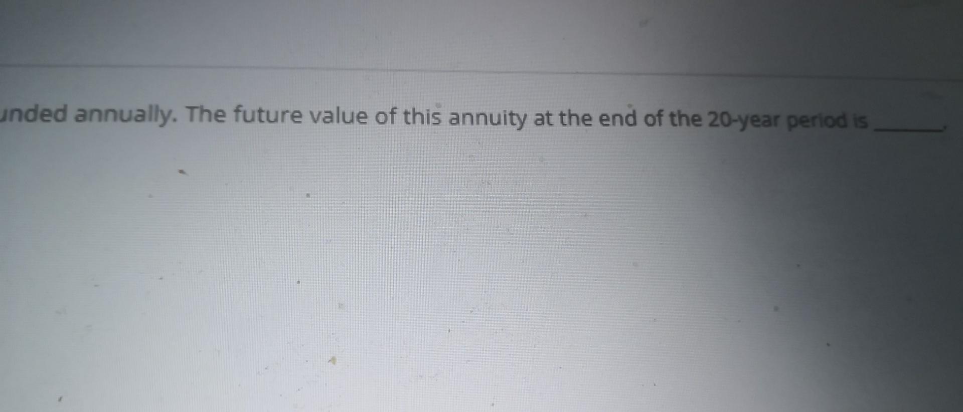 deposit SAR500 at the end of each year for 20 years in