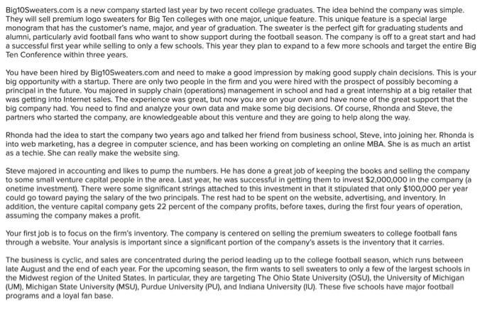 How many sweaters should be ordered this year? Compute your answer for