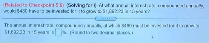 compound interest) If you deposit $1,000 today into an account earning an