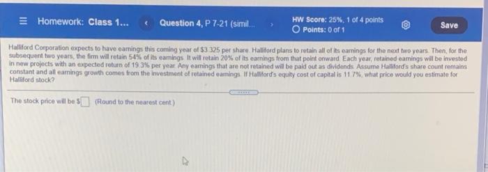  Homework: Class 1...