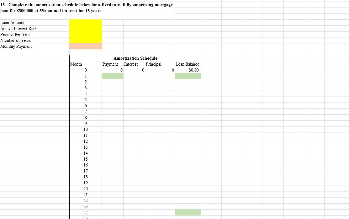 Please show excel functions, the table goes down to 180.The green and