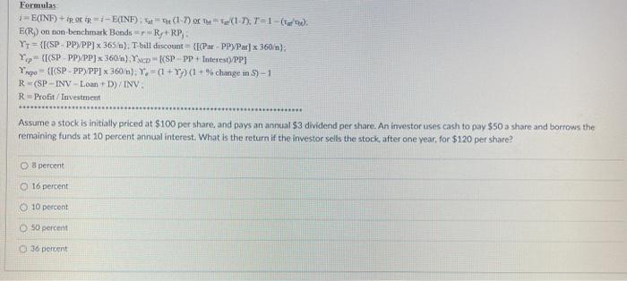  Formulas -E(INF) + Rot-E(INF): at the (1-7) (1.1). T=1 E(R) on
