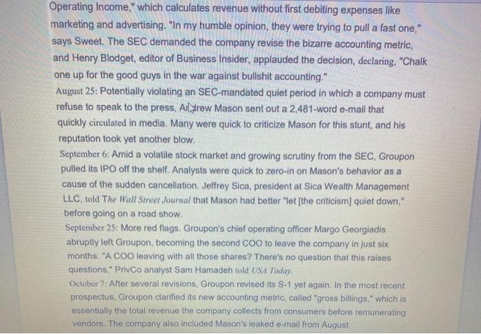 measures? See page 469. 2. Even if no fraud was committed, do