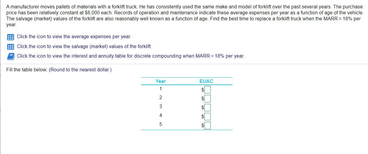 In LO Year Salvage Value 1 $7,000 2 $5,500 3 $4,000 4.