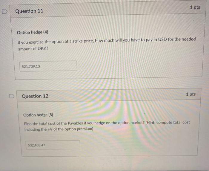 (calculate) DKK5.7200/$ DKK is sold at Premium of 2% DKK is sold