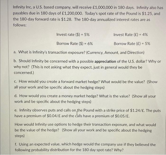  Infinity Inc, a U.S. based company, will receive 1,000,000 in 180