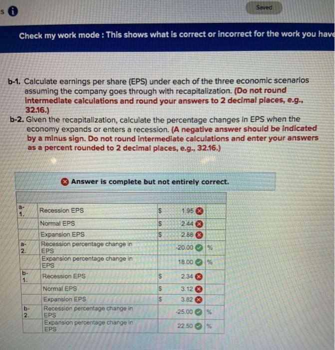 outstanding and a total market value of $200,000. Earnings before interest and