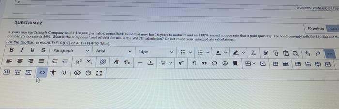 sold a $10,000 par value, noncaltable bond that now has 16 years