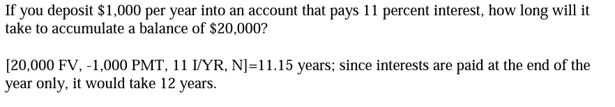Please show how to solve this in a excel equation. Have answer